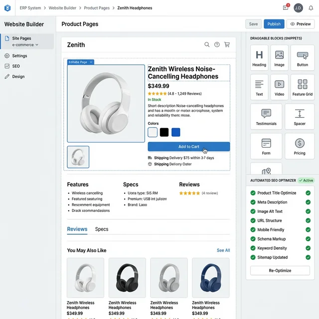 Odoo 19 Website and E-commerce
