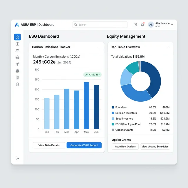 Odoo 19 ESG and Equity Apps