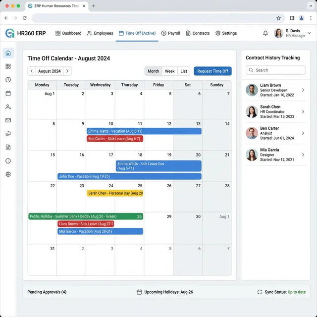 Odoo 19 HR and Time Off