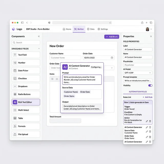 Odoo 19 Studio with AI